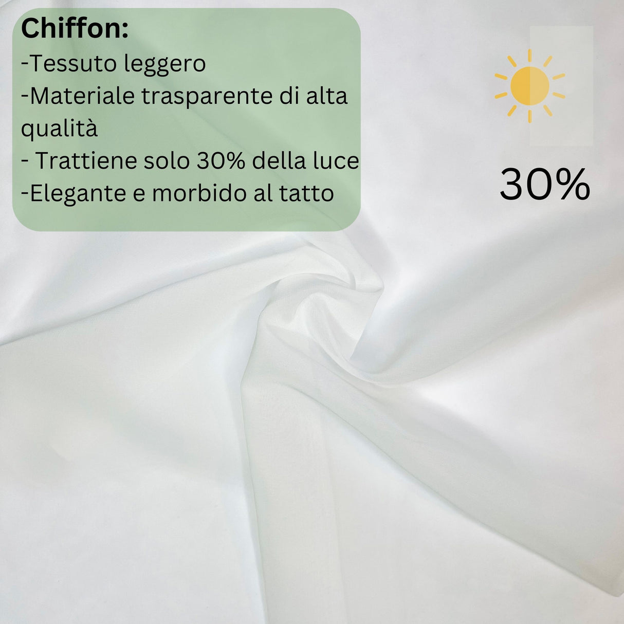 Tenda a Pannello Bianca Chiffon acquistare Tenda a Pannello Bianca Chiffon — Foto