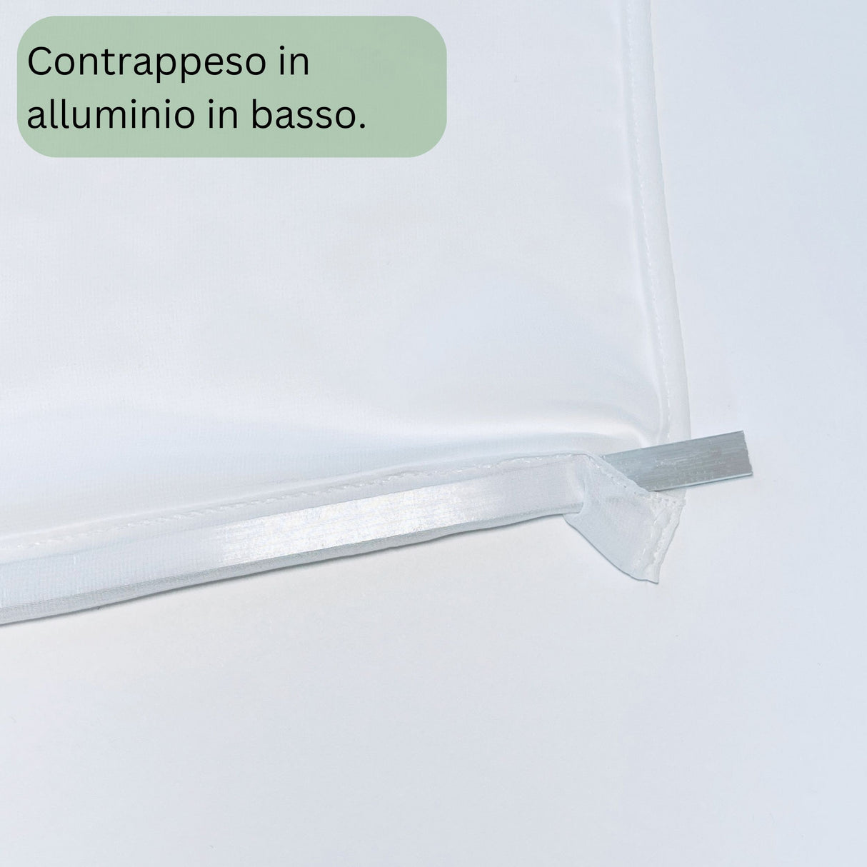 Tenda a Pannello Bianca Chiffon acquistare Tenda a Pannello Bianca Chiffon — Foto