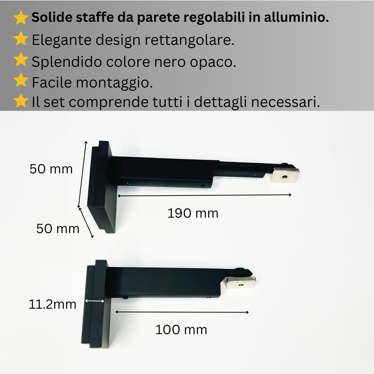 Binario per Tende, Singolo, color Nero Opaco, a Parete – Misure Personalizzate, Design Moderno e Versatile acquistare Binario per Tende, Singolo, color Nero Opaco, a Parete – Misure Personalizzate, Design Moderno e Versatile — Foto