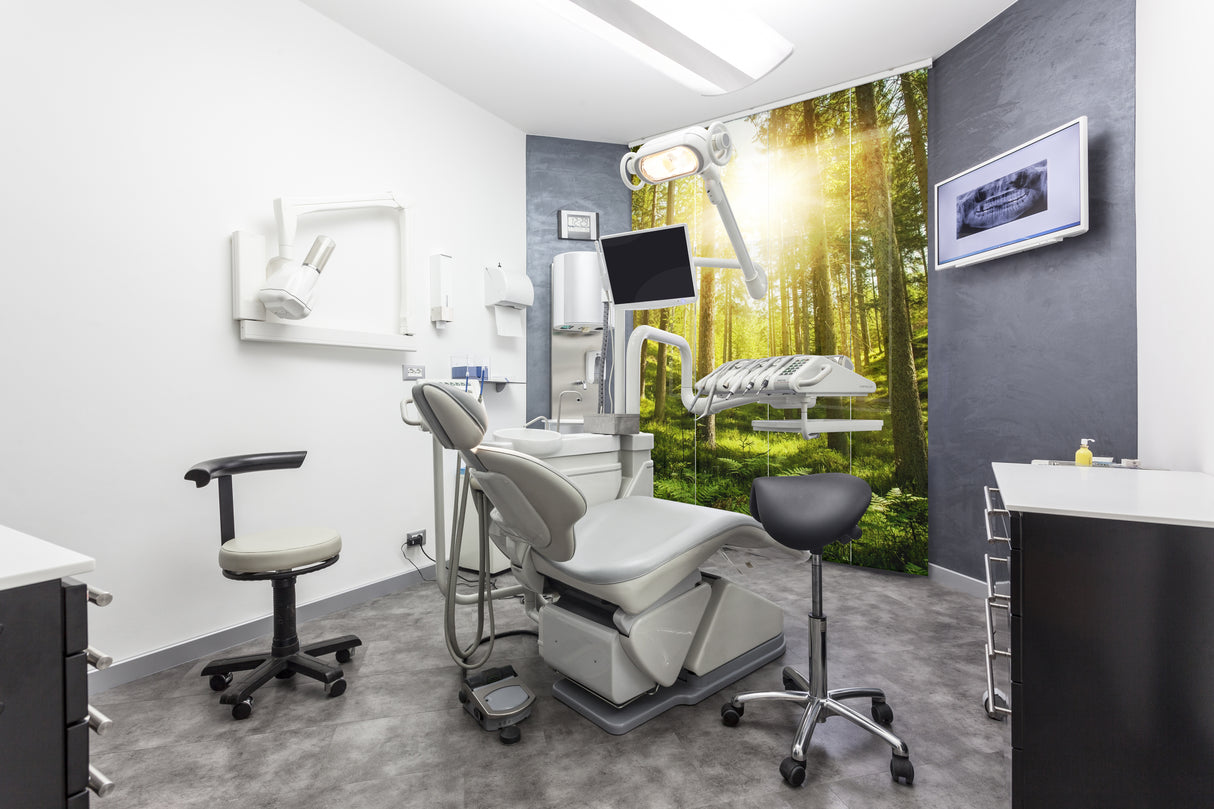 Tende a Pannello con stampa personalizzata per Studi Dentistici, Tende a Pannello Moderne su misura per Centri Medici, Tende personalizzate per Farmacie e Poliambulatori acquistare Tende a Pannello con stampa personalizzata per Studi Dentistici, Tende a Pannello Moderne su misura per Centri Medici, Tende personalizzate per Farmacie e Poliambulatori — Foto