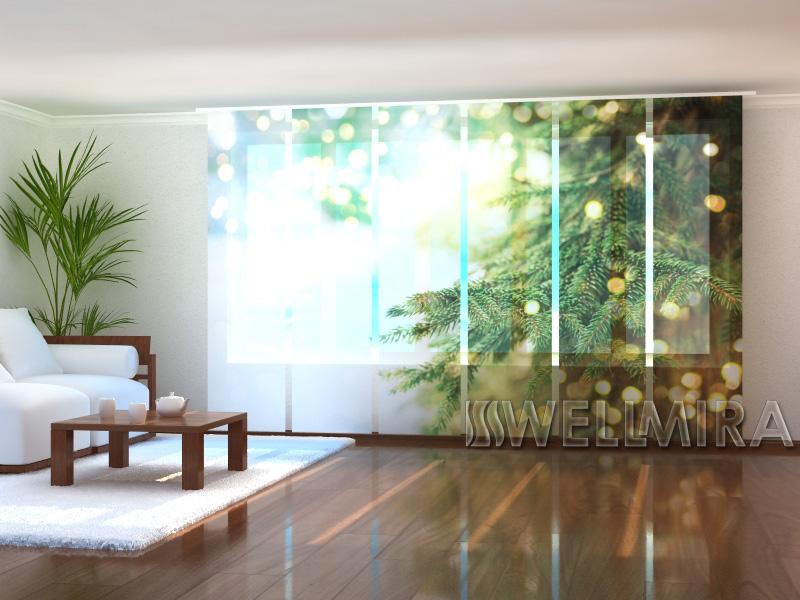 Set di 6 Tende a Pannello Albero Magico di Natale acquistare Set di 6 Tende a Pannello Albero Magico di Natale — Foto