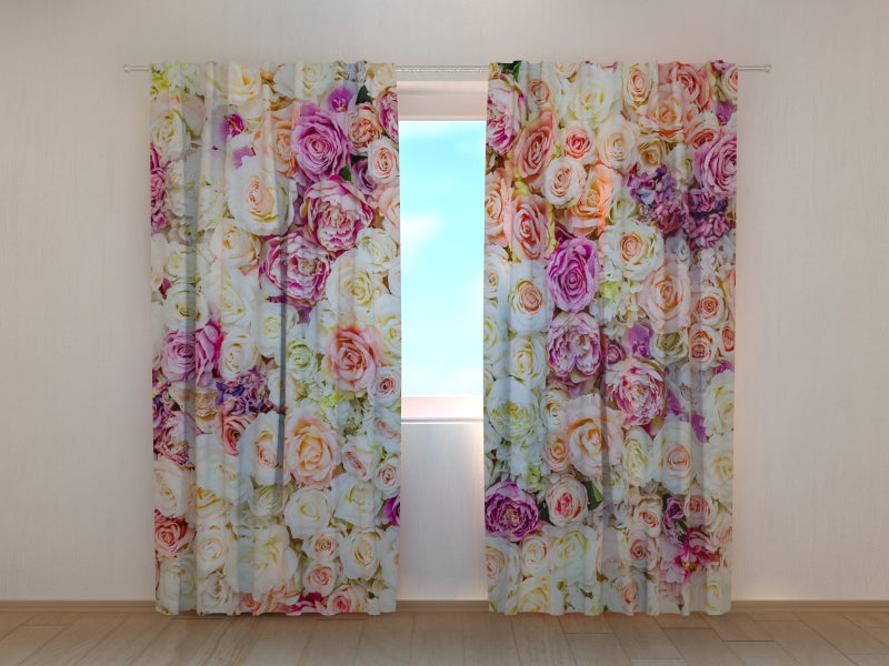 Foto Tende Incredibile Muro di Fiori acquistare Foto Tende Incredibile Muro di Fiori — Foto