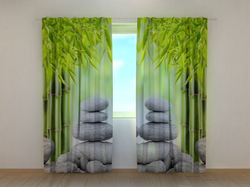 Foto Tende Bambù e Pietre 2 acquistare Foto Tende Bambù e Pietre 2 — Foto