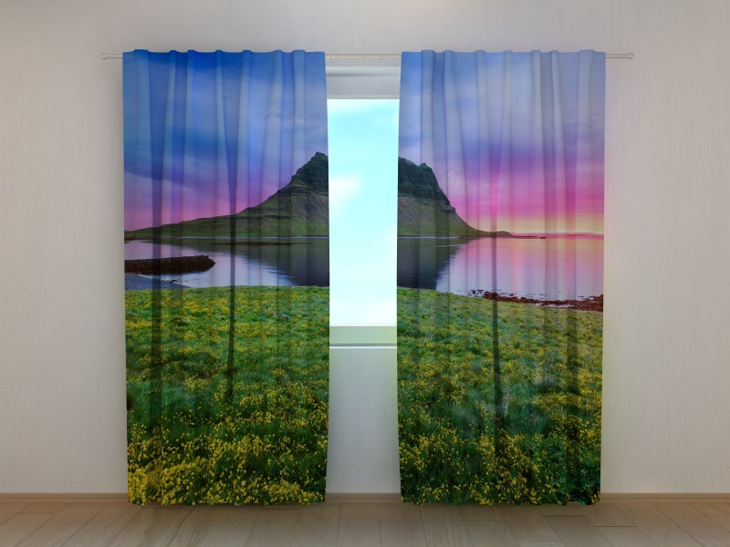 Foto Tende Magnifico Tramonto in Islanda acquistare Foto Tende Magnifico Tramonto in Islanda — Foto