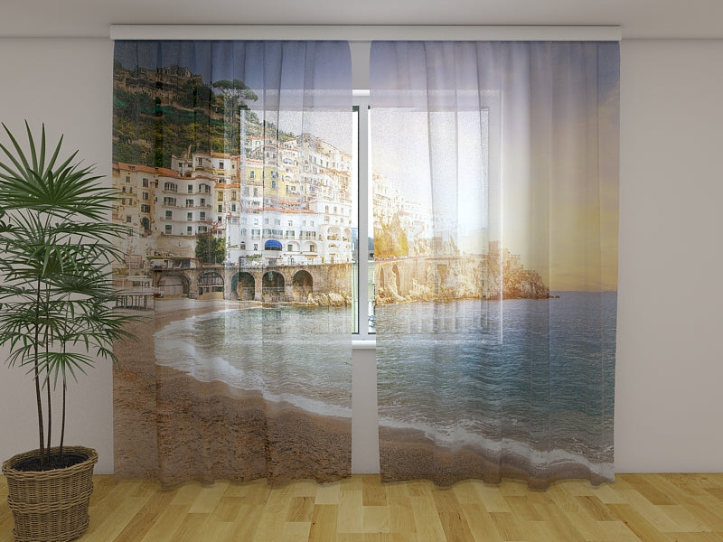 Foto Tende Bellissima Costiera Amalfitana acquistare Foto Tende Bellissima Costiera Amalfitana — Foto