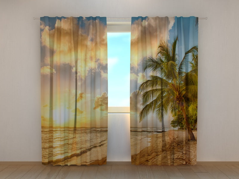 Foto Tende Magnifico Tramonto alle Barbados acquistare Foto Tende Magnifico Tramonto alle Barbados — Foto