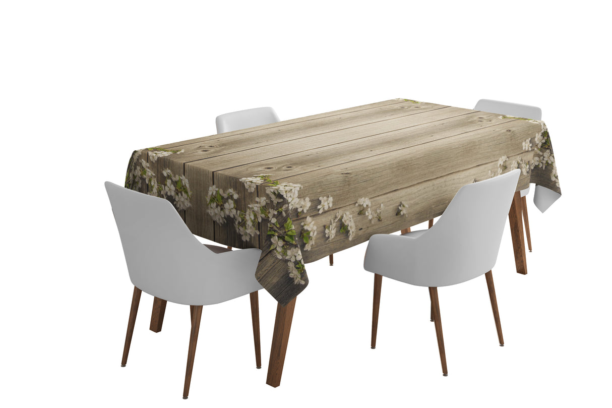 Tovaglia Fiore e Legno acquistare Tovaglia Fiore e Legno — Foto