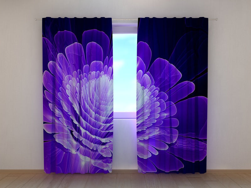 Foto Tende Fiore Blu acquistare Foto Tende Fiore Blu — Foto