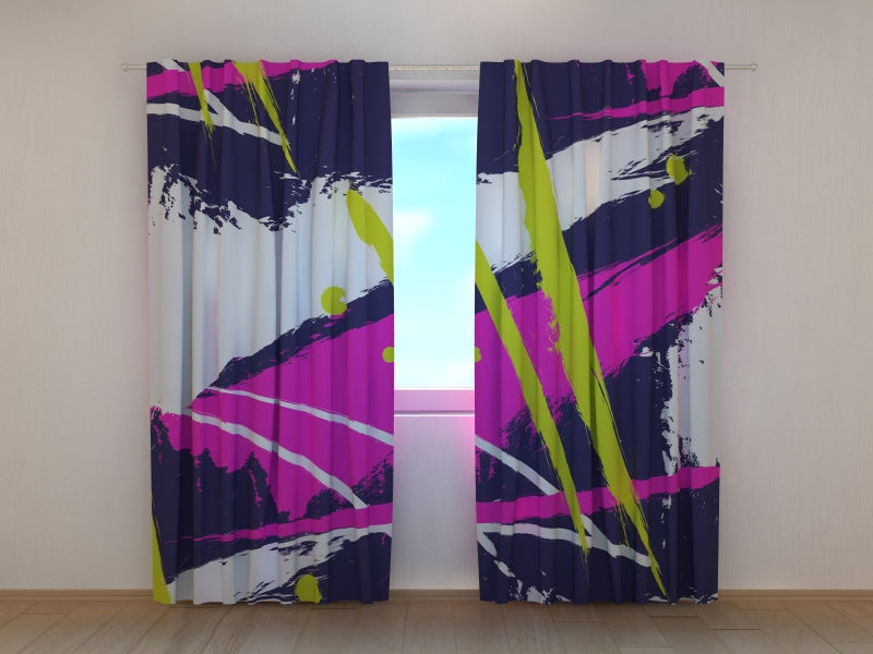 Foto Tende Acquerello Astratto Brillante acquistare Foto Tende Acquerello Astratto Brillante — Foto