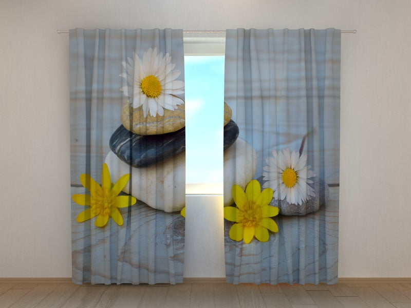 Foto Tende Camomille e Pietre acquistare Foto Tende Camomille e Pietre — Foto