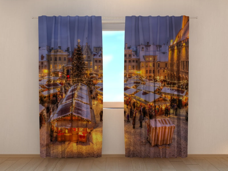 Foto Tende Mercatino Natalizio a Tallinn acquistare Foto Tende Mercatino Natalizio a Tallinn — Foto