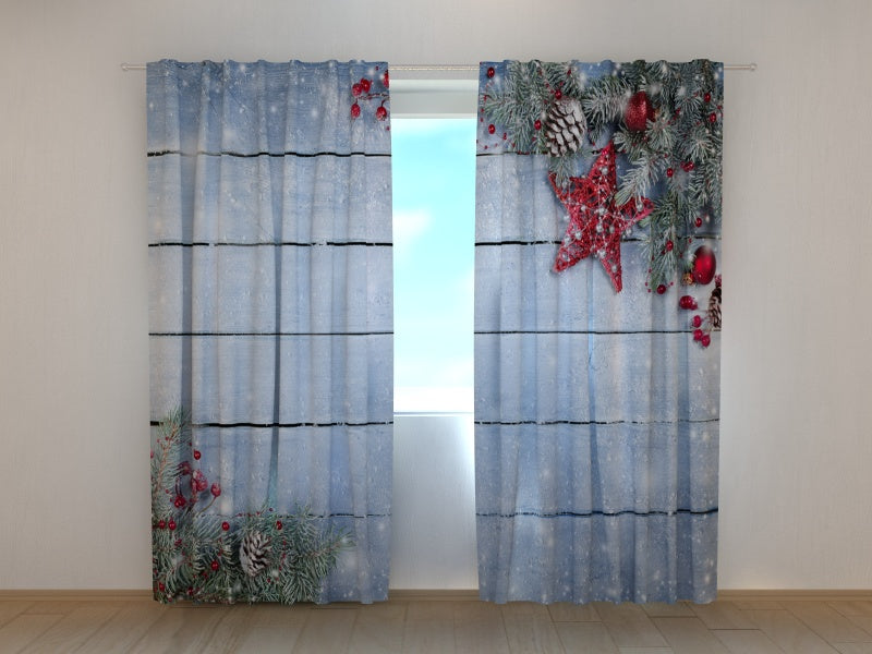 Foto Tende Stella Rossa di Natale 3 acquistare Foto Tende Stella Rossa di Natale 3 — Foto