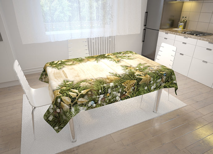 Tovaglia Rami di Abete Natalizi acquistare Tovaglia Rami di Abete Natalizi — Foto