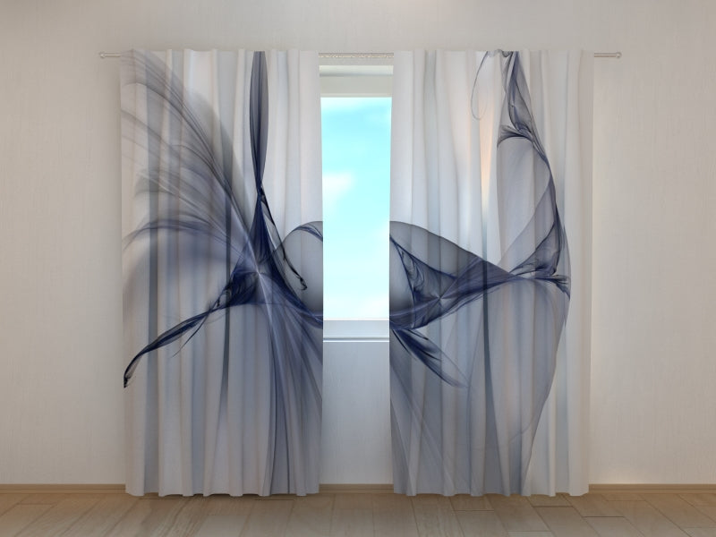 Foto Tende Squisita Astrazione Nera acquistare Foto Tende Squisita Astrazione Nera — Foto