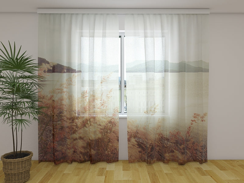 Foto Tende Prato e Montagne in Stile Vintage acquistare Foto Tende Prato e Montagne in Stile Vintage — Foto