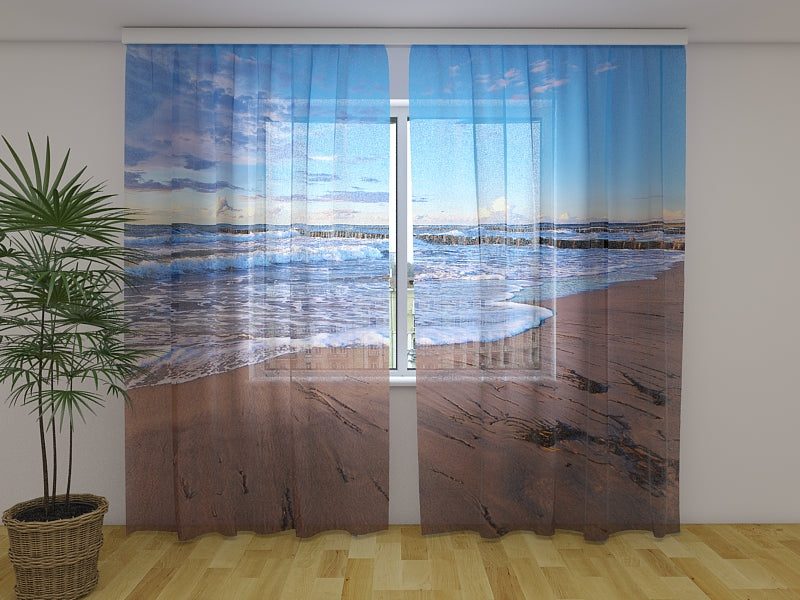 Foto Tende Mattinata sulla Spiaggia acquistare Foto Tende Mattinata sulla Spiaggia — Foto