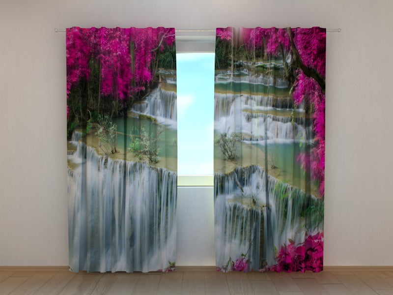 Foto Tende Fiori e Cascata acquistare Foto Tende Fiori e Cascata — Foto