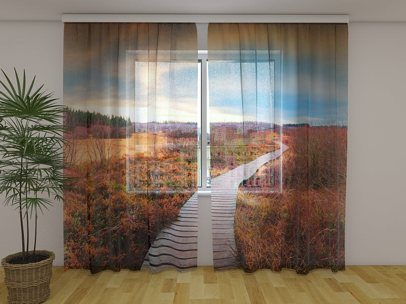 Foto Tende Bellisimo Paesaggio Autunnale acquistare Foto Tende Bellisimo Paesaggio Autunnale — Foto