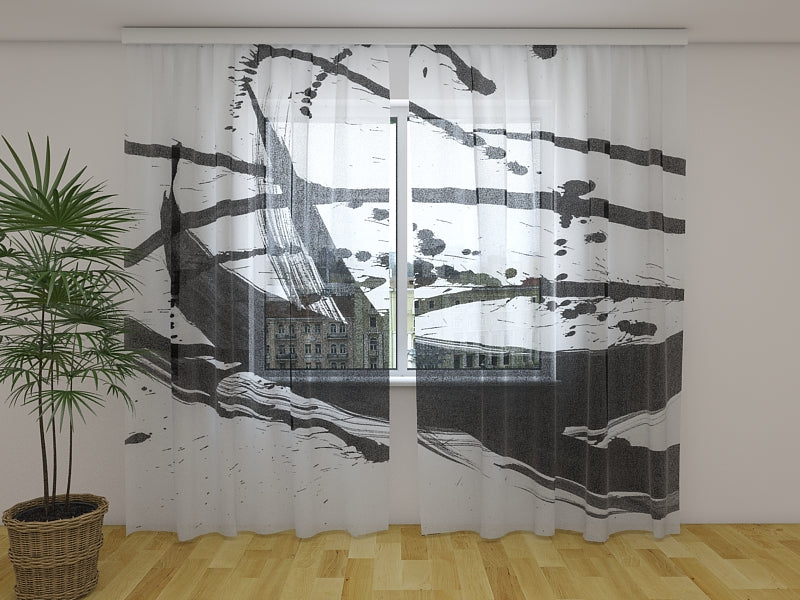 Foto Tende Astrazione Nera acquistare Foto Tende Astrazione Nera — Foto