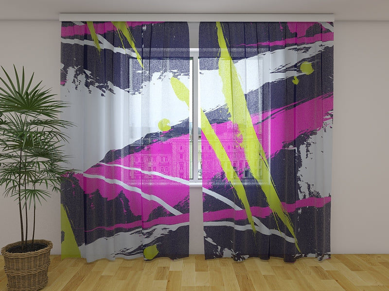 Foto Tende Acquerello Astratto Brillante acquistare Foto Tende Acquerello Astratto Brillante — Foto