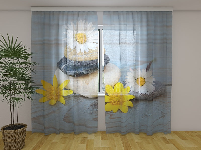 Foto Tende Camomille e Pietre acquistare Foto Tende Camomille e Pietre — Foto