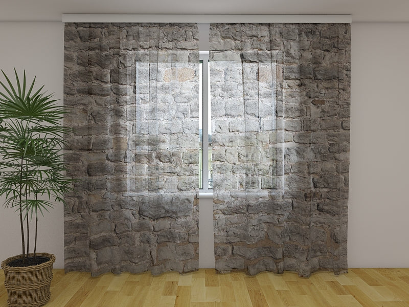 Foto Tende Muro di Castello a Mattoni acquistare Foto Tende Muro di Castello a Mattoni — Foto