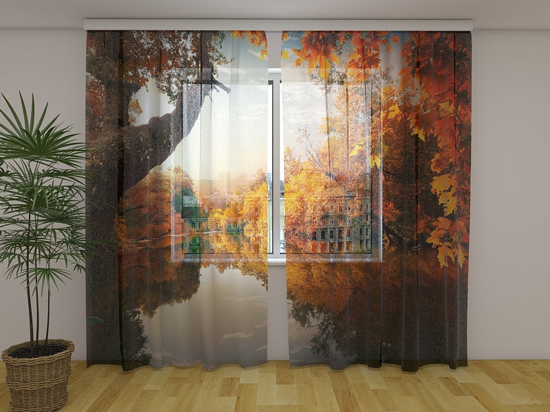 Foto Tende Delizioso Autunno Arancione acquistare Foto Tende Delizioso Autunno Arancione — Foto