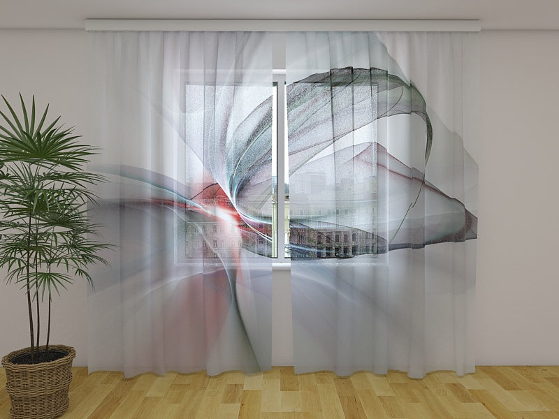 Foto Tende Astrazione Nera Elegante acquistare Foto Tende Astrazione Nera Elegante — Foto