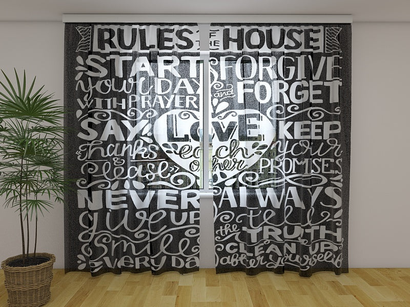 Foto Tende Regole Familiari della Casa acquistare Foto Tende Regole Familiari della Casa — Foto