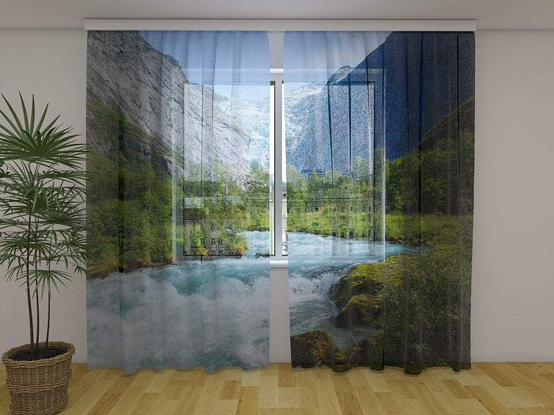 Foto Tende Acqua Ghiacciata dal Ghiacciaio Norvegese acquistare Foto Tende Acqua Ghiacciata dal Ghiacciaio Norvegese — Foto