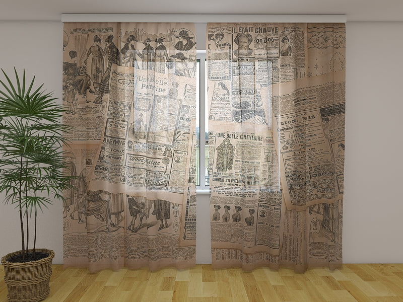 Foto Tende Vecchie Pagine di Giornale acquistare Foto Tende Vecchie Pagine di Giornale — Foto