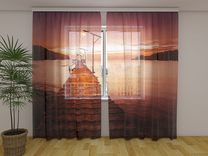 Foto Tende Sentiero verso il Mare acquistare Foto Tende Sentiero verso il Mare — Foto