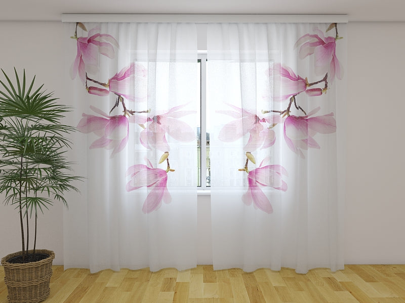 Foto Tende Ramo di Magnolia Primaverile acquistare Foto Tende Ramo di Magnolia Primaverile — Foto