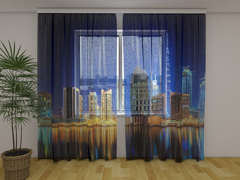 Foto Tende Veduta di Business Bay a Dubai acquistare Foto Tende Veduta di Business Bay a Dubai — Foto