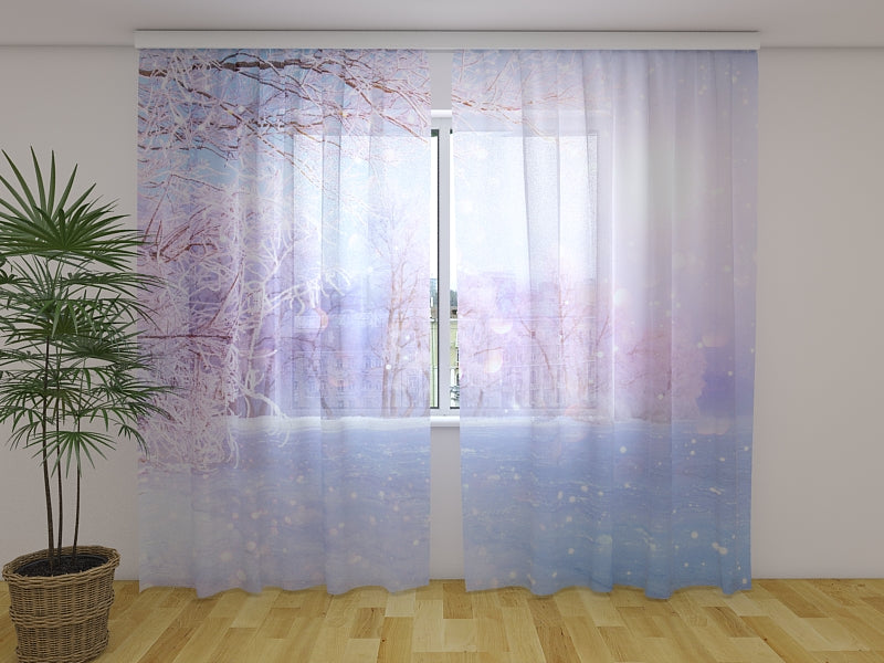 Foto Tende Magica Nevicata di Natale acquistare Foto Tende Magica Nevicata di Natale — Foto