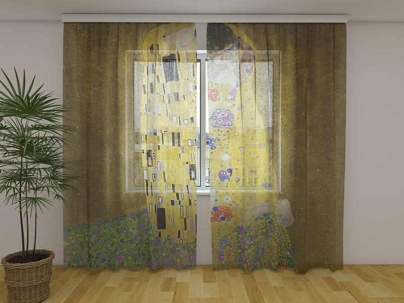Foto Tende Gustav Klimt Il Bacio acquistare Foto Tende Gustav Klimt Il Bacio — Foto