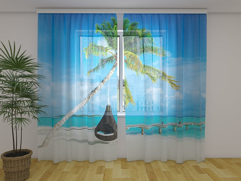 Foto Tende Sfiziosa Amaca sulla Spiaggia delle Maldive acquistare Foto Tende Sfiziosa Amaca sulla Spiaggia delle Maldive — Foto