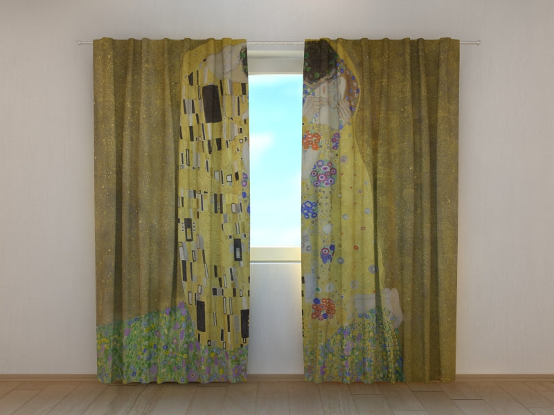 Foto Tende Gustav Klimt Il Bacio acquistare Foto Tende Gustav Klimt Il Bacio — Foto