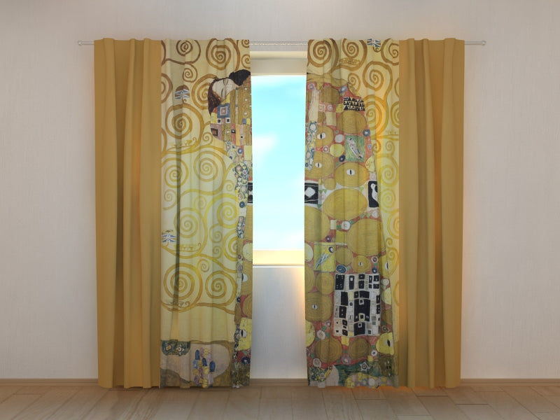Foto Tende Gustav Klimt L'abbraccio acquistare Foto Tende Gustav Klimt L'abbraccio — Foto