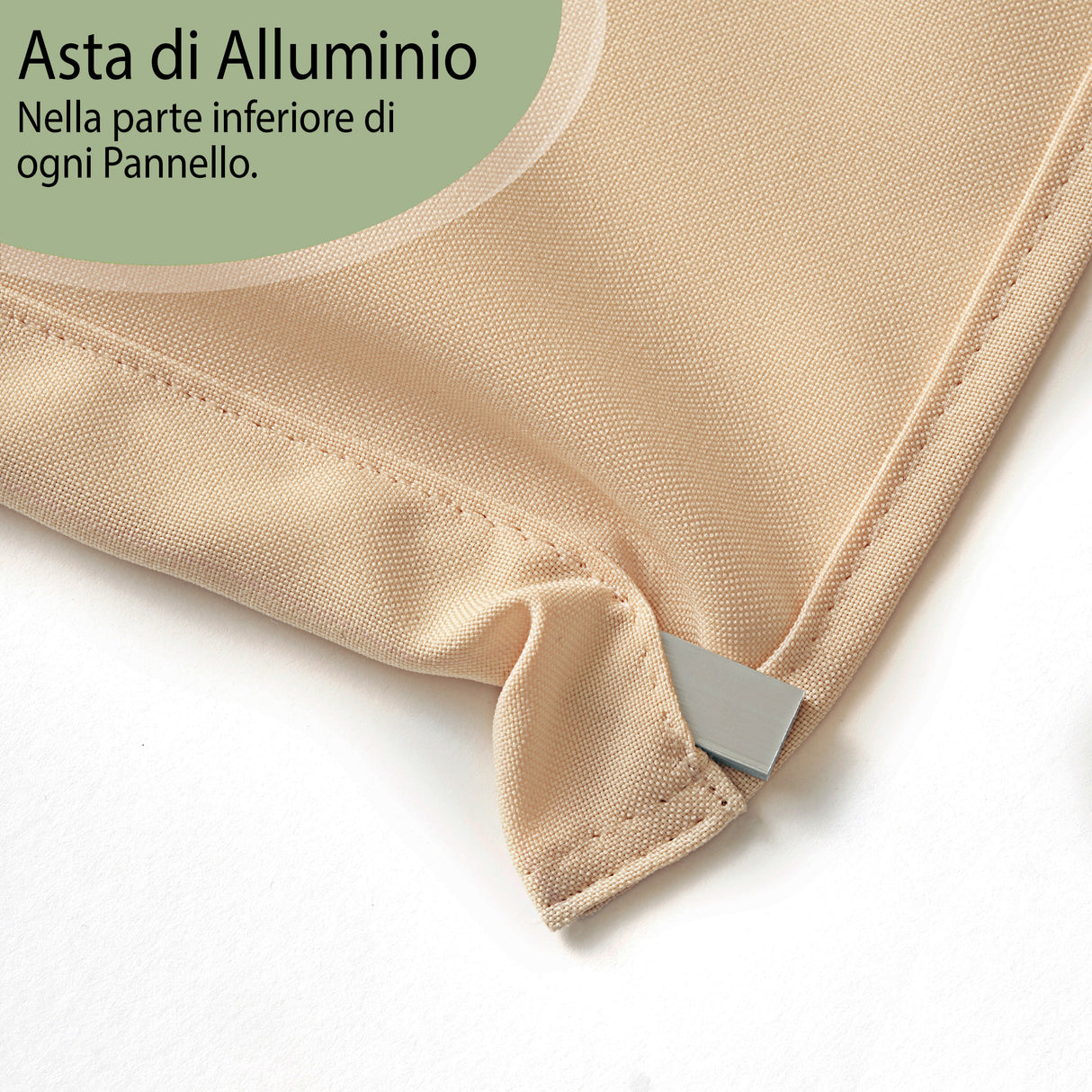 Tenda a Pannello Colore Beige Chiaro Screen acquistare Tenda a Pannello Colore Beige Chiaro Screen — Foto