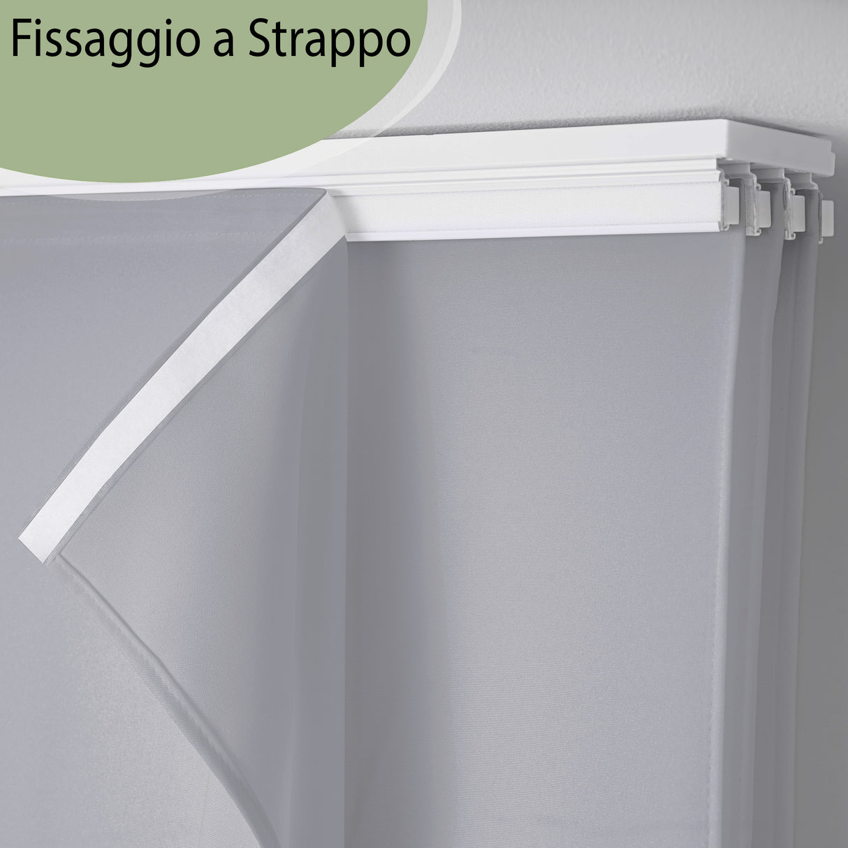 Tenda a Pannello Colore Grigio Chiaro Screen acquistare Tenda a Pannello Colore Grigio Chiaro Screen — Foto