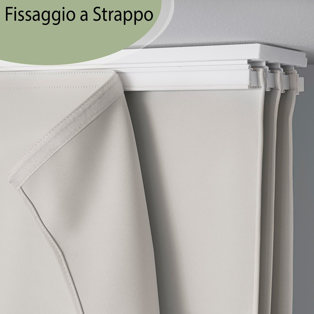 Tenda a Pannello Bianca Blackout acquistare Tenda a Pannello Bianca Blackout — Foto