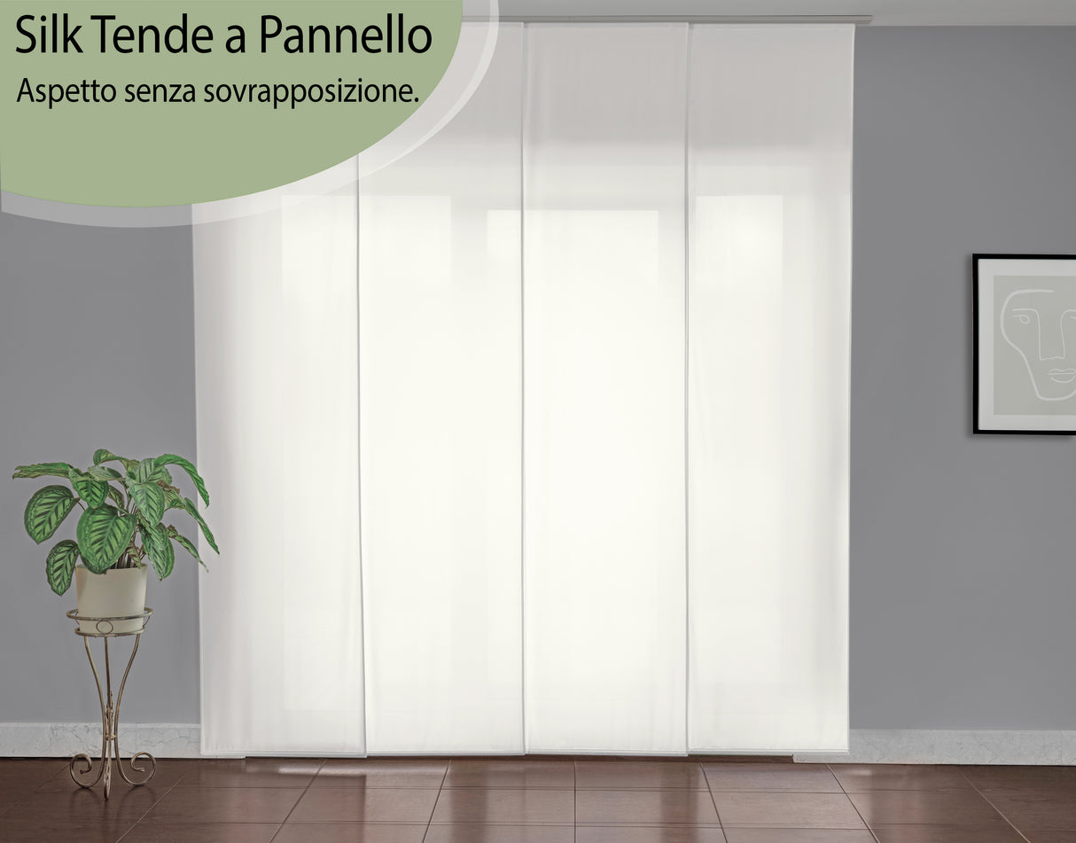Tenda a Pannello Bianca Silk acquistare Tenda a Pannello Bianca Silk — Foto