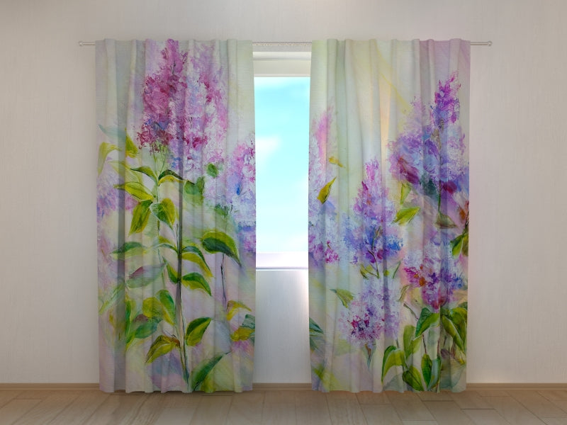 Foto Tende Rami Di Lilla All'Alba acquistare Foto Tende Rami Di Lilla All'Alba — Foto