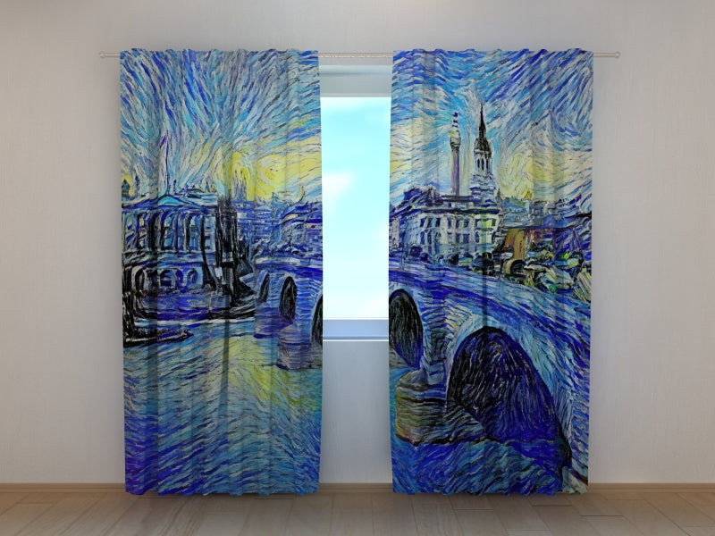 Foto Tende London Bridge stile Van Gogh acquistare Foto Tende London Bridge stile Van Gogh — Foto