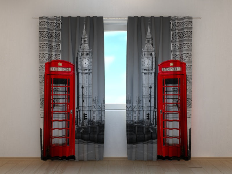 Foto Tende Cabina Telefonica a Londra acquistare Foto Tende Cabina Telefonica a Londra — Foto