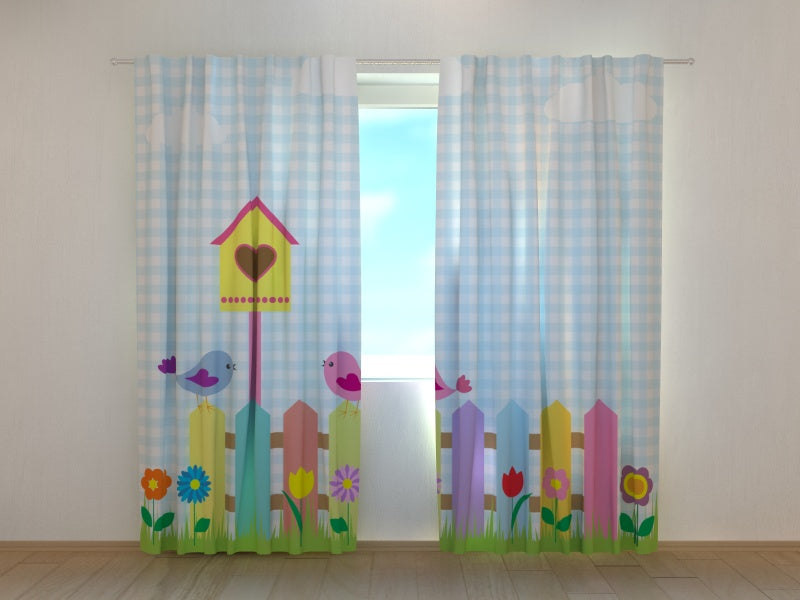 Foto Tende Uccelli Deliziosi acquistare Foto Tende Uccelli Deliziosi — Foto