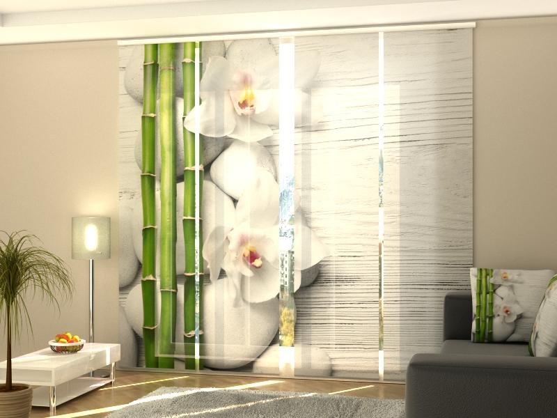 Set di 4 Tende a Pannello Magnifica Composizione acquistare Set di 4 Tende a Pannello Magnifica Composizione — Foto