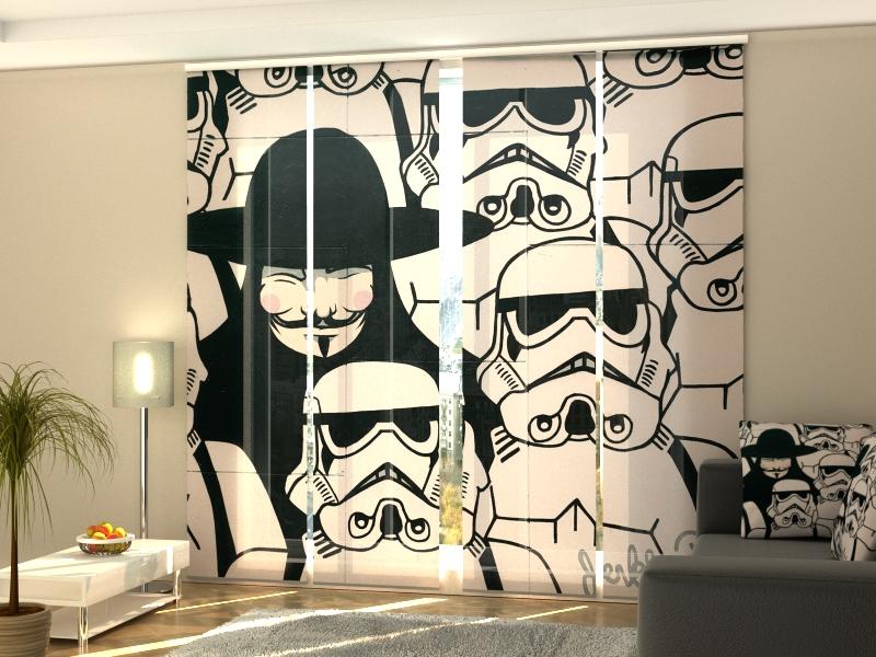 Set di 4 Tende a Pannello Graffiti a New York acquistare Set di 4 Tende a Pannello Graffiti a New York — Foto