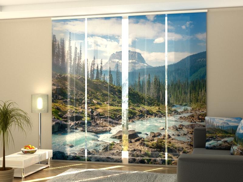 Set di 4 Tende a Pannello Fiume Mistaya acquistare Set di 4 Tende a Pannello Fiume Mistaya — Foto